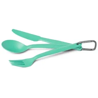 Sea to Summit Camp Cutlery Besteck-Set 3-teilig mint/türkis