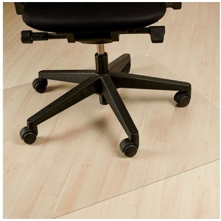 relaxdays Bodenschutzmatte Bodenschutzmatte Bürostuhl transparent, 120 x 120 cm weiß 120 cm x 120 cm x 1.7 mm