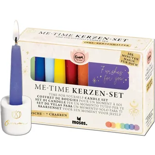 Moses Omm for you Me-Time Kerzen-Set 7 St. bunt