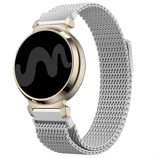 imoshion Smartwatch-Armband imoshion Magnetisches Milanaise Armband für Garmin Lily 2 - Silber silberfarben
