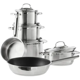 Rösle Elegance Topf-Set 4-tlg. Bratentopf + 3 x Fleischtöpfen + Stielkasserolle + Bratpfanne 