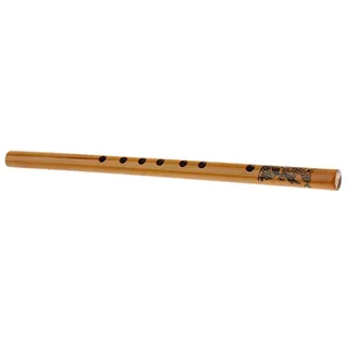 Shakuhachi-Flöte aus Bambus, traditionelles japanisches vertikales Holzblasinstrument für Anfänger und Profis, handgefertigtes Bambus-Musikgeschenk, 32 cm