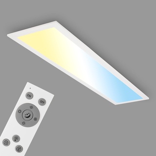 BRILONER - LED Deckenleuchte CCT, LED Deckenlampe, Farbtemperatursteuerung, Dimmbar, inkl. Fernbedienung, Weiß