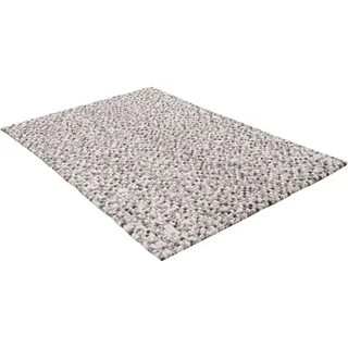Wollteppich THEKO "Felty 2.2" Teppiche Gr. B/L: 90 cm x 160 cm, 22 mm, 1 St., beige (natur) Esszimmerteppiche Filzkugel-Teppich, reine Wolle, handgefertigt