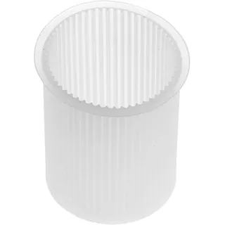 Glorex  Silikon-Kerzengießform Zylinder mit Rillen 7 x 10,5 cm