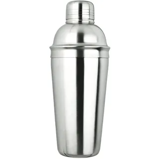 Cocktail Shaker, Edelstahl, dreiteilig, matt - 700ml