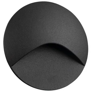 KANLUX LED Treppenleuchte Aluminium, Kunststoff rund 2,5W 50lm inkl. Bewegungsmelder grau