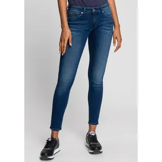 Skinny-fit-Jeans TOMMY JEANS Gr. 31, Länge 34, blau (new niceville mid blue) Damen Jeans Röhrenjeans mit Stretch, für perfektes Shaping