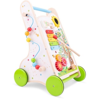 New Classic Toys® Lauflernwagen Activity Baby Walker • Holzspielzeug für Kinder • Alter 12M+