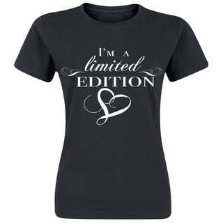 Sprüche T-Shirt - I ́m A Limited Edition - M bis XXL - für Damen - Größe M - schwarz - M