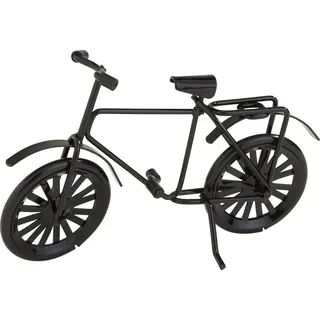HobbyFun Miniatur-Fahrrad schwarz, ca. 9,5 x 6 cm