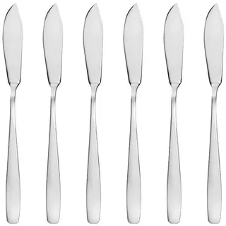 GRÄWE Fischmesser GRÄWE Fischmesser Königstein, 6-teilig, Edelstahl (6 Stück) silberfarben