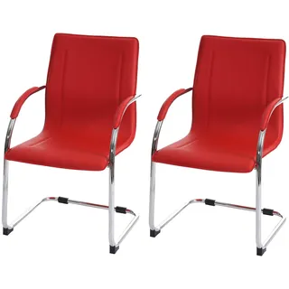 MCW Esszimmerstuhl Perm rot 2er Set