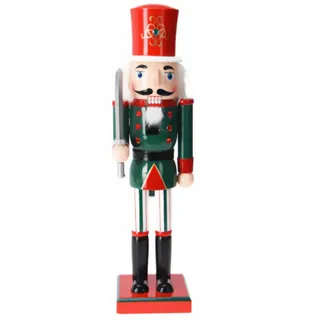 Home Styling Collection Nussknacker, Mehrfarbig, Holz, 8.8x38x10.2 cm, Dekoration, Weihnachtsdekoration
