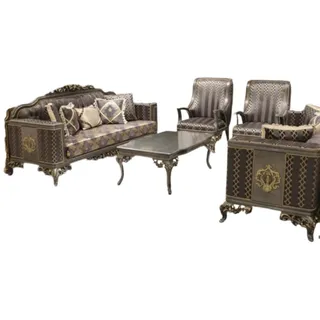 Xlmoebel Polstergarnitur Elegante Wohnlandschaft in modernem Design mit langlebiger Oberfläche, (3-tlg., 2x Sofas + Sessel), Hergestellt in Europa grau