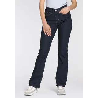 Bootcut-Jeans LEVI'S "315 Shaping Boot" Gr. 33, Länge 32, blau (darkest sky) Damen Jeans Bootcut Bestseller