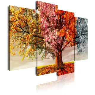 DekoArte 402 - Modernes Bild, digitalisierter Kunstdruck 4 Teile 120x85 cm