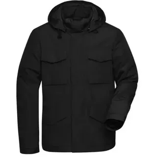 Herren Business Winterjacke JN1158, schwarz, Größe XXL - schwarz - XXL