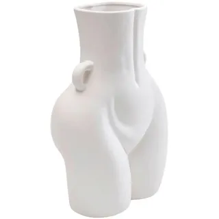 Kare Vase Donna Weiß 40 cm