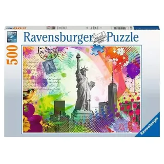 Ravensburger Puzzle - Postkarte aus New York, 500 Teile