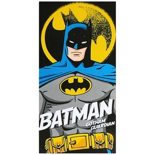 Batman Badetuch Gotham Guardian, Mikrofaser, Strandtuch 70 x 140 cm schnelltrocknend schwarz