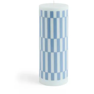 HAY - Column Kerze L, light blue / dusty blue check