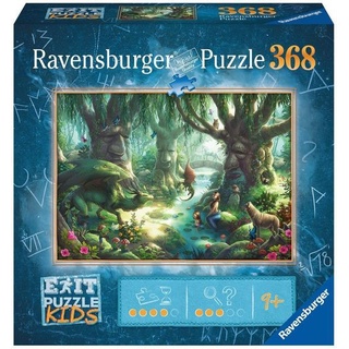 Ravensburger Verlag Puzzle - Ravensburger EXIT Puzzle Kids - 12955 Der magische Wald - 368 Teile Puzzle für K