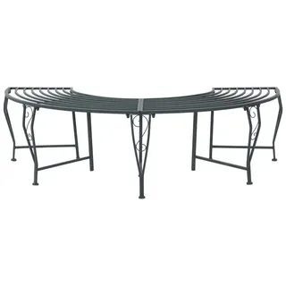 vidaXL Baumbank 160 x 80 x 44 cm Grau