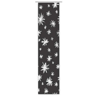 Schiebegardine Moderna Star black – Flächenvorhang HxB 260x60 cm - B-line, gardinen-for-life