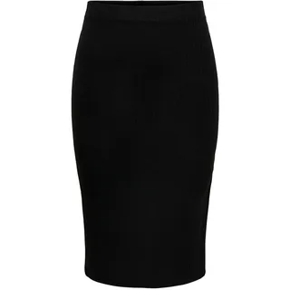 Only Bleistiftrock Damen Schwarz 42
