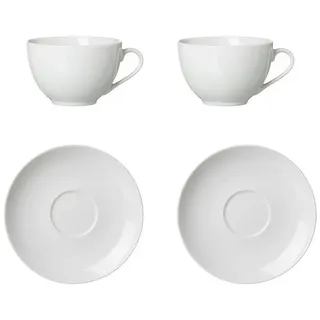 Ritzenhoff & Breker Cappuccinotasse 0,3 l Weiß 4 St.