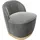 Samt 67 x 70 x 71 cm grau