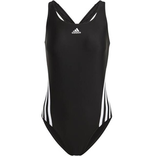 ADIDAS Damen Badeanzug adidas 3-Streifen, BLACK/WHITE, 42