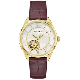 Bulova Damen Analog Automatik Armbanduhr Sutton
