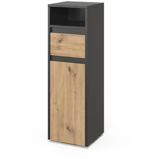 Vicco Midischrank Majest 30,2 x 96,3 x 30 cm Anthrazit/Artisan