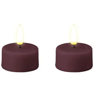 Teelicht LED Violett 2 Stück
