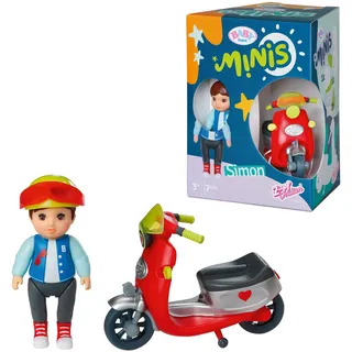 BABY BORN Puppenzubehör Scooter-Spielset mit Minis-Puppe Simon mehrfarbig 906118
