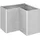 Belvedere Maxi L100 102 x 102 x 77 cm silber-metallic