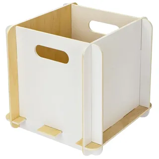 HMF Aufbewahrungsbox 25 x 25 x 25 cm 1-tlg. weiß