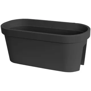 None Pflanztopf Geländer 60 59 x 24,5 x 24,5 cm Schwarz