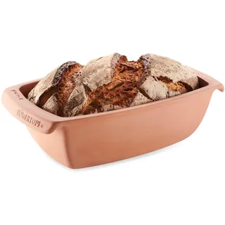Römertopf Brotbackform MAXI Kastenform Keramik 2,6 L für 1,5 kg | Ca. 31,5 x 16 x 9,5 cm, glasierte Kastenform für Brot und Kuchen, backofenfest, spülmaschinengeeignet