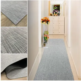 Gigrave Tadi & Imperio1979 Flurteppich, waschbar, Vinylteppich, geflochten, 70 x 500 cm, für den Außenbereich, Küchenteppich, Küchenteppich, Wohnzimmerteppich