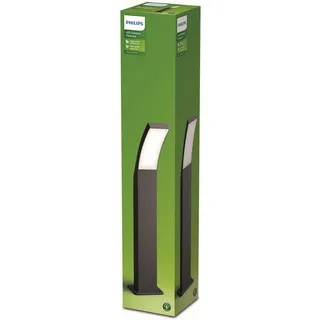 Philips Außenleuchte Aluminium 60 cm IP44 inkl. LED-Lampe anthrazit