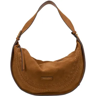 Marc O'Polo Aayda Umhängetasche Veloursleder Brown
