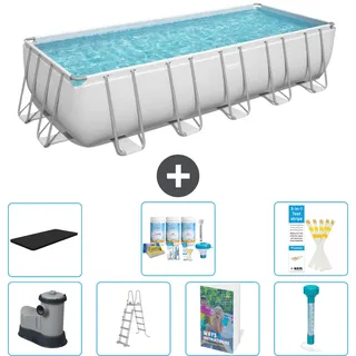 Bestway Power Steel Rechteckig - 640x274x132 Cm - 8-teilig  S574