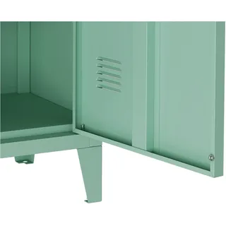 [en.casa] Nachtschrank Inari 57 x 40 x 30 cm Pastellgrün
