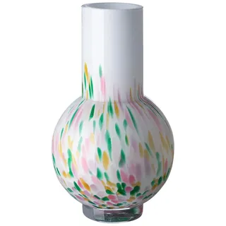Fink "HENNY", bunt, weiß, B:14cm H:24cm T:14cm Ø:14cm, Vasen