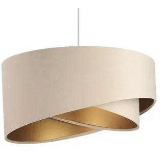 BPS Koncept Galaxy 1-flg. 50 cm Metall Beige/Weiß/Gold