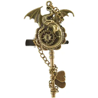 Metall-Brosche, Anstecknadel, Anstecknadel, Anzug, Krawatte, Steampunk-Haarnadel, Haarspange für Damen, Herren, Mantel, Hüte, Schmuck, Accessoire, Steampunk, Gothic, Metallbrosche, Haarspange für