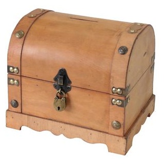 HMF Spardose Namibia, 641451, aus Holz, 23,5 x 20 x 18cm, braun